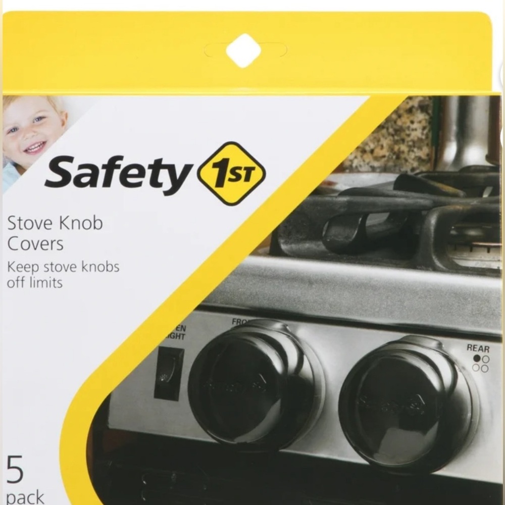 Safety First Stove Knob Covers Set of 5 New in Box